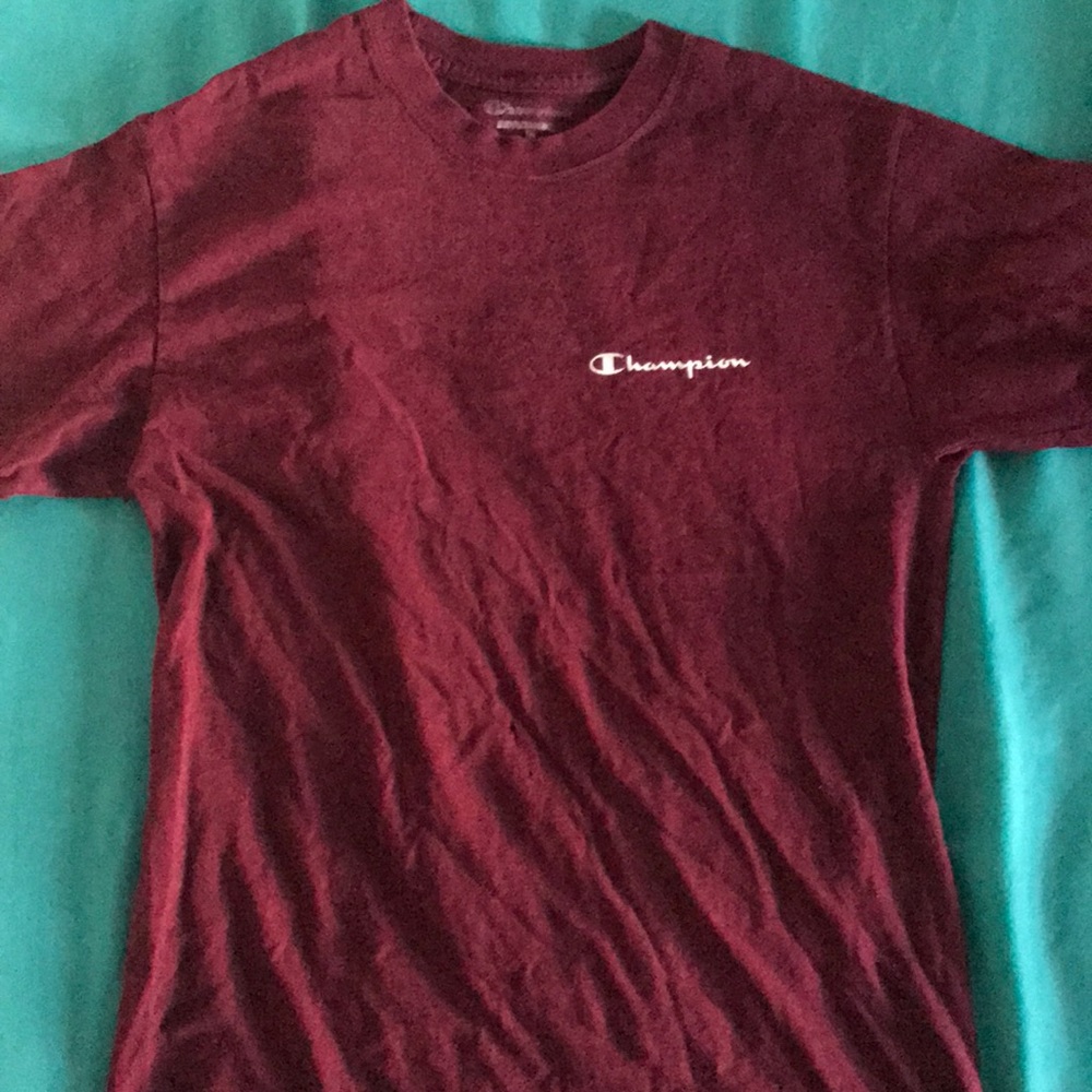 Vintage champion burgundy corduroy t-shirt